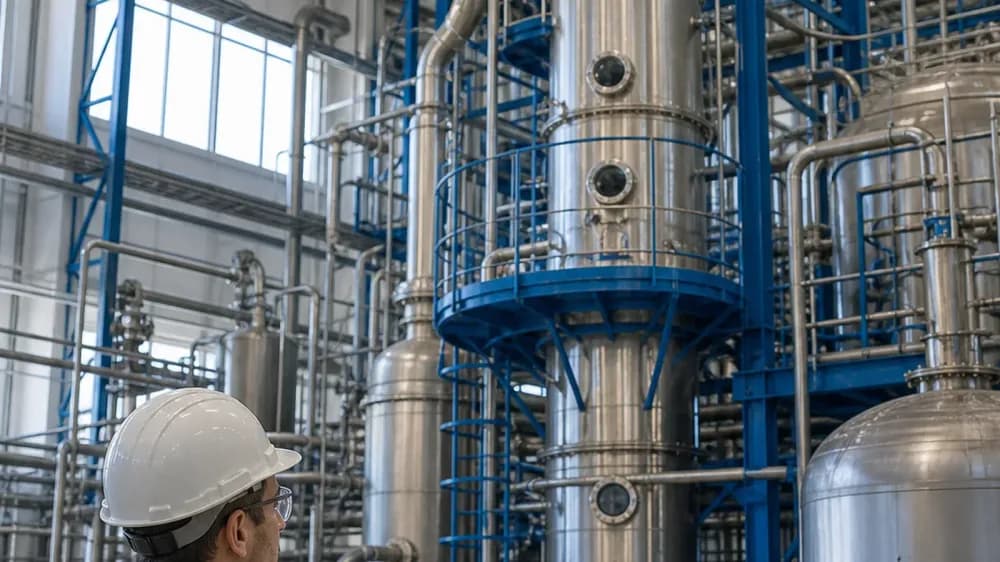 BMA Russland erhaelt Patent fuer einen Fallfilmverdampfer